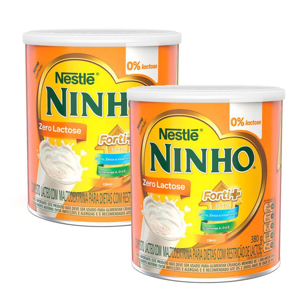 Leite ninho zero lactose tem acucar | Extra