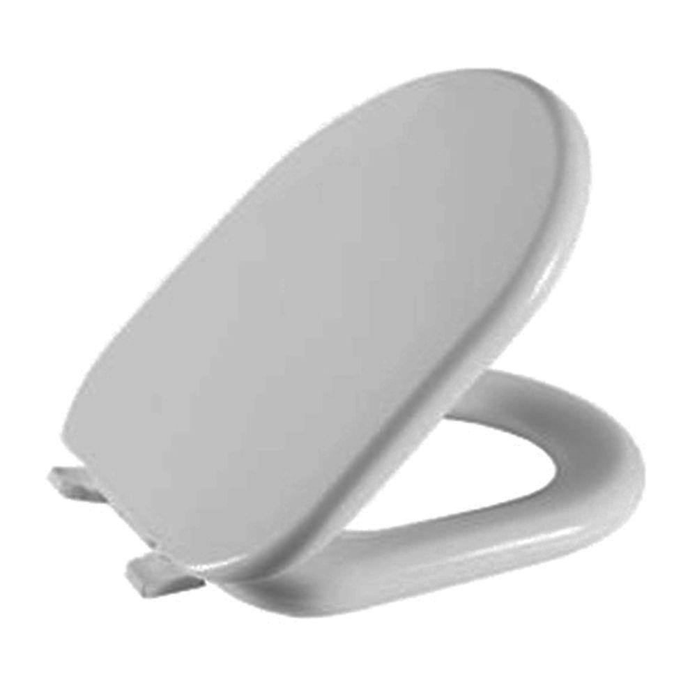 Assento Sanitário Level Cinza Claro Tampa para Vaso Deca Almofadado