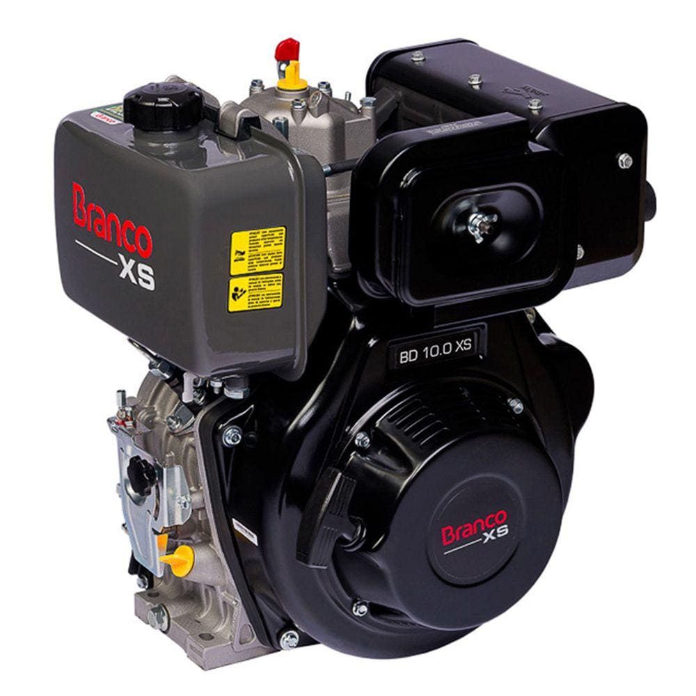Motor a Diesel 4 Tempos 10cv Partida Manual Bd10.0Exs Branco