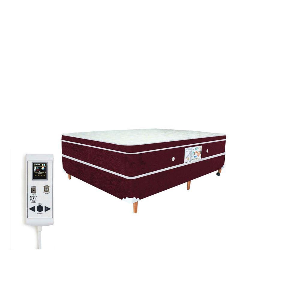 Cama box com Colchão Massageador Casal