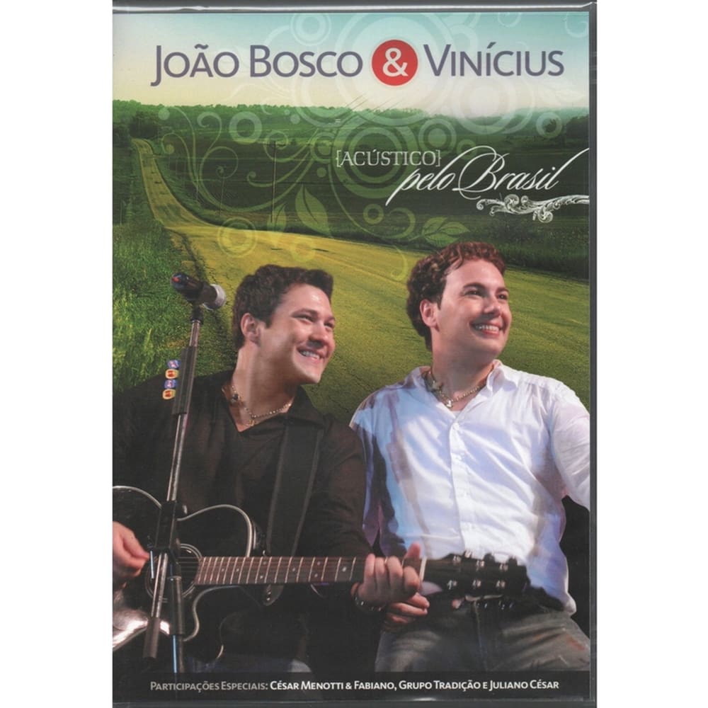 Dvd João Bosco & Vinícius - Acústico Pelo Brasil