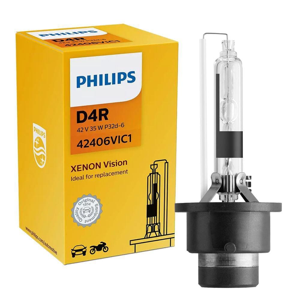 Lâmpada Philips Xênon Vision D4R 42V 35W P32d-6 Farol 42406