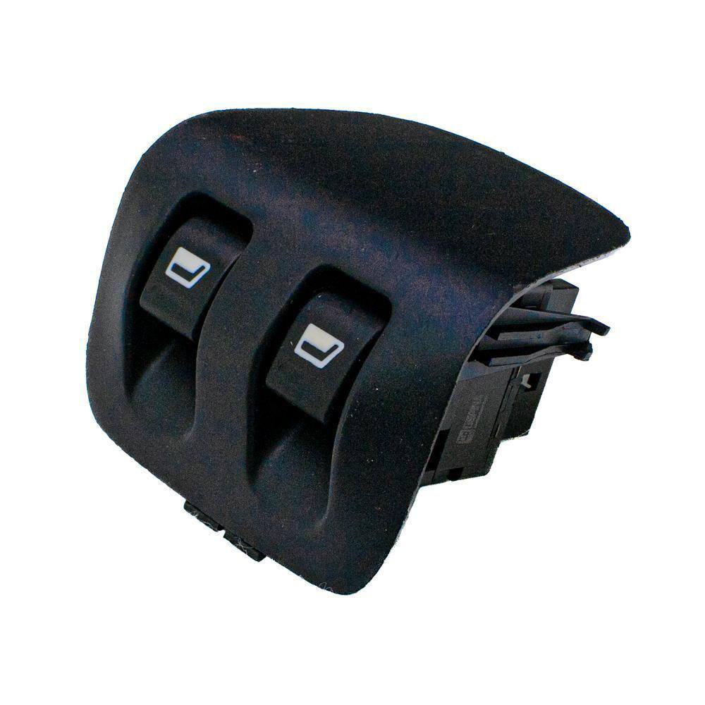 Botão de Vidro Elétrico Peugeot 206 1999 à 2015 Led Laranja Console 14 Pinos - Ospina - OSP021248