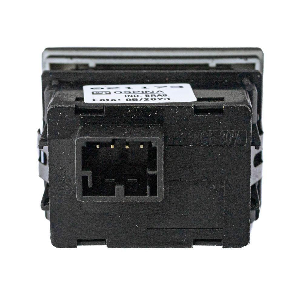 Botão do Vidro Elétrico Gol Voyage G5 Saveiro Lado Motorista Led Vermelho 4 Vias - OSPINA - OSP021173