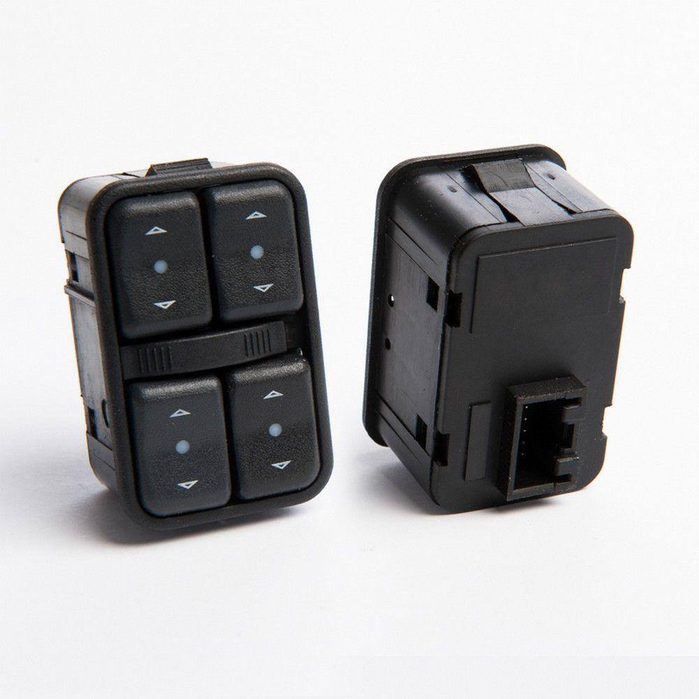 Botão do Vidro Elétrico Astra Celta Corsa Meriva Prisma Zafira Dianteiro Lado Motorista LED Laranja - Kostal - 3933400
