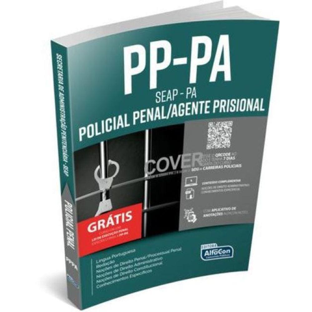 Pp-Pa: Polícia Penal/Agente Prisional