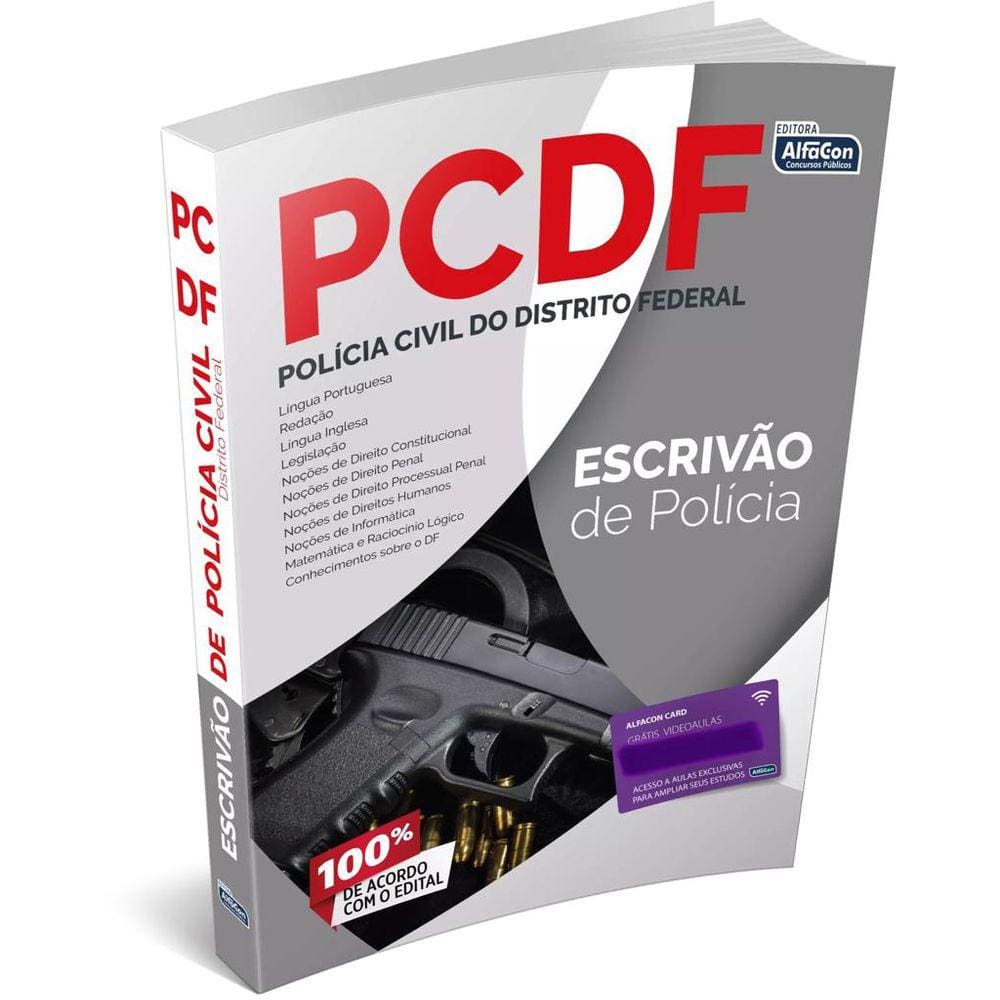 Pcdf: Polícia Civil Do Distrito Federal – Escrivão De Polícia