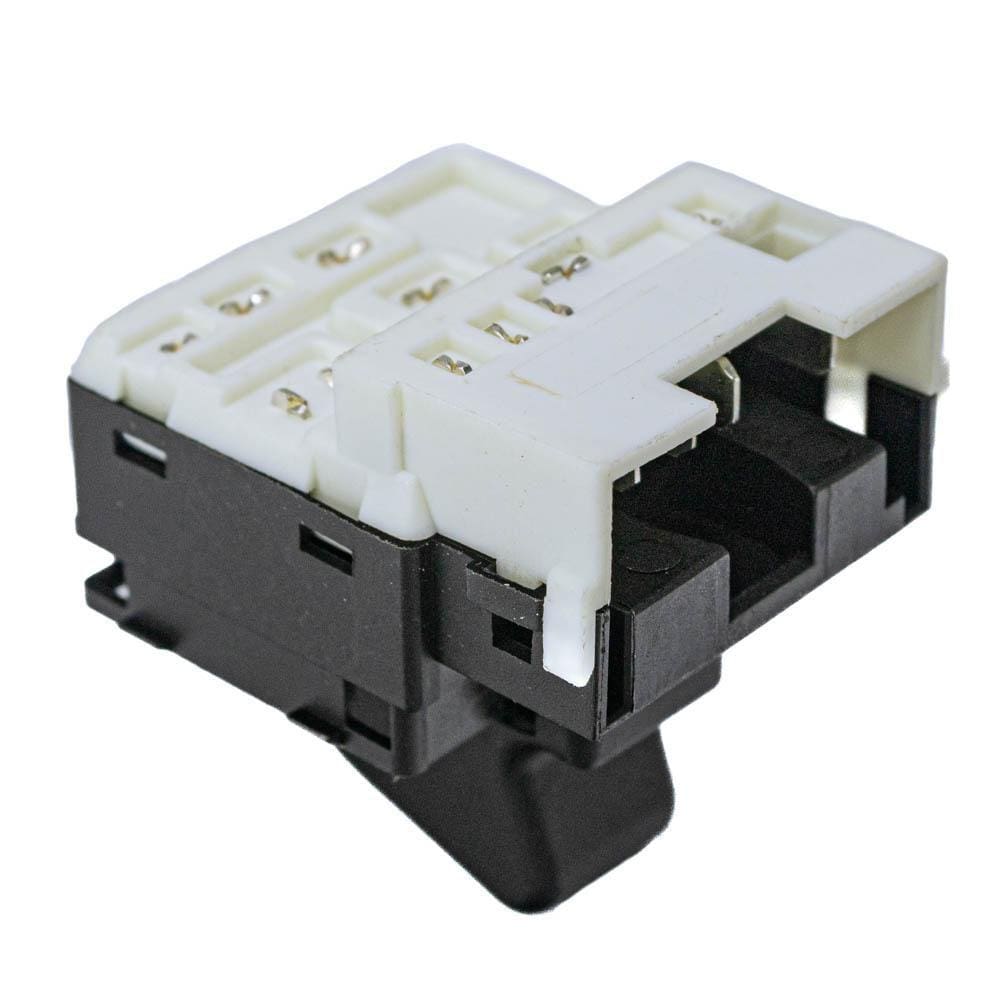 Botão do Vidro Elétrico Palio Young 2001 a 2015 Dianteiro Lado Passageiro Led Laranja 5 Vias - OSPINA - OSP021207