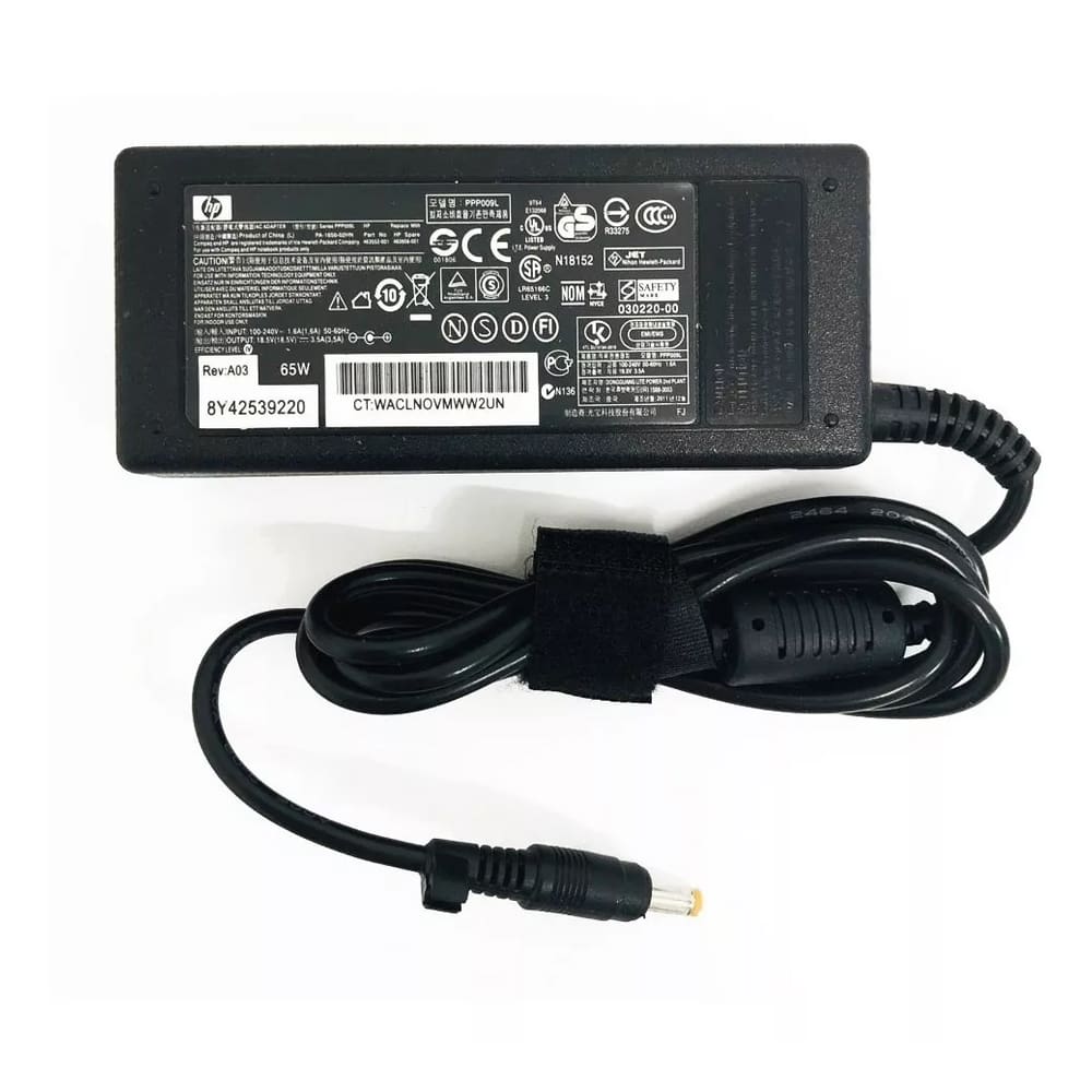Fonte Notebook Compativel Com Hp -18.5V 3.5A 65W - 4.8m x 1.7mm- Bringt