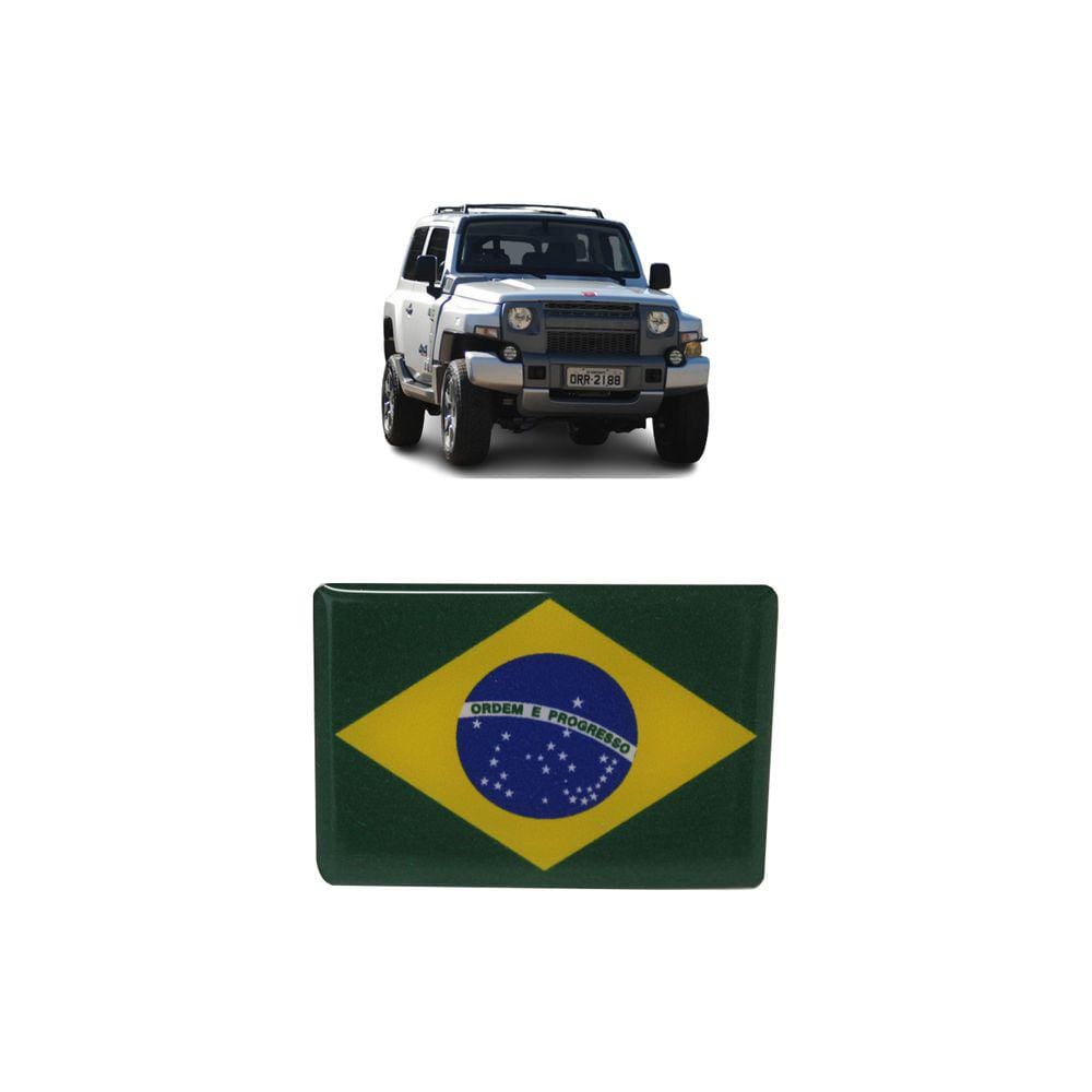 Emblema Troller (Bandeira Brasil) (.../2013) (Resinado)