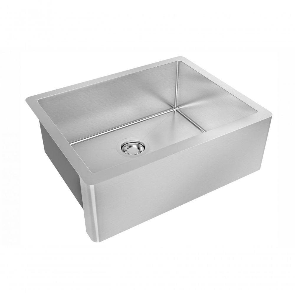 Cuba De Embutir Quadratino Farm Sink Steel Aço Inox Escovado - Debacco