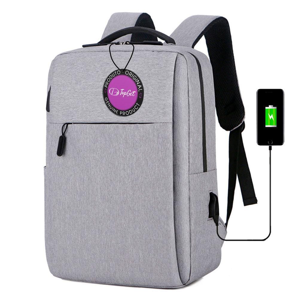 Mochila Impermeável para Notebook com USB TechBlend TopGet