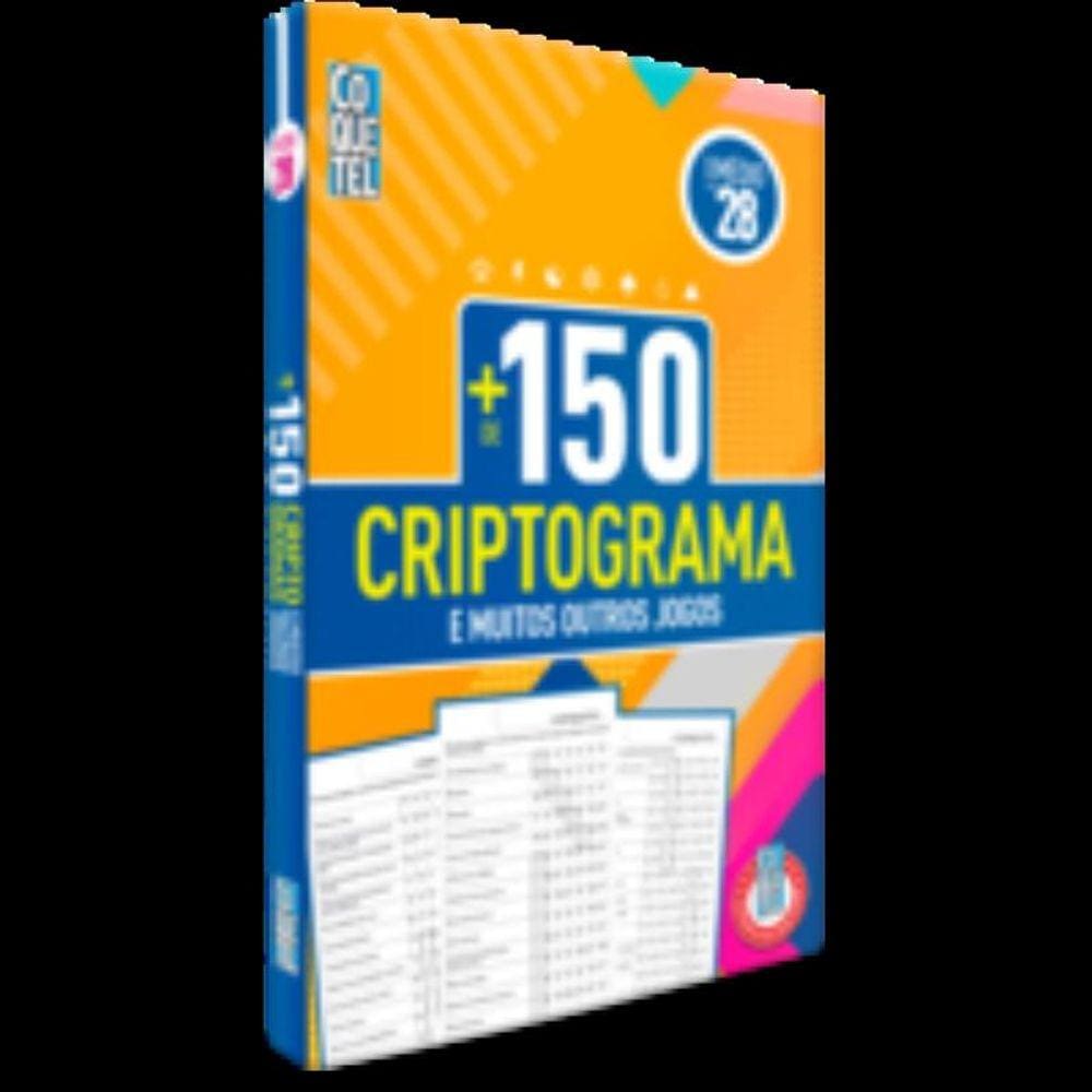 Coquetel - + 150 Criptogramas e Muitos Outros Jogos - Nível Médio - Livro 28