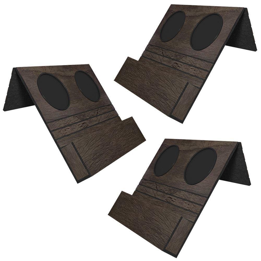 Kit 03 Esteiras Bandejas Com Suporte Para Copos E Controle