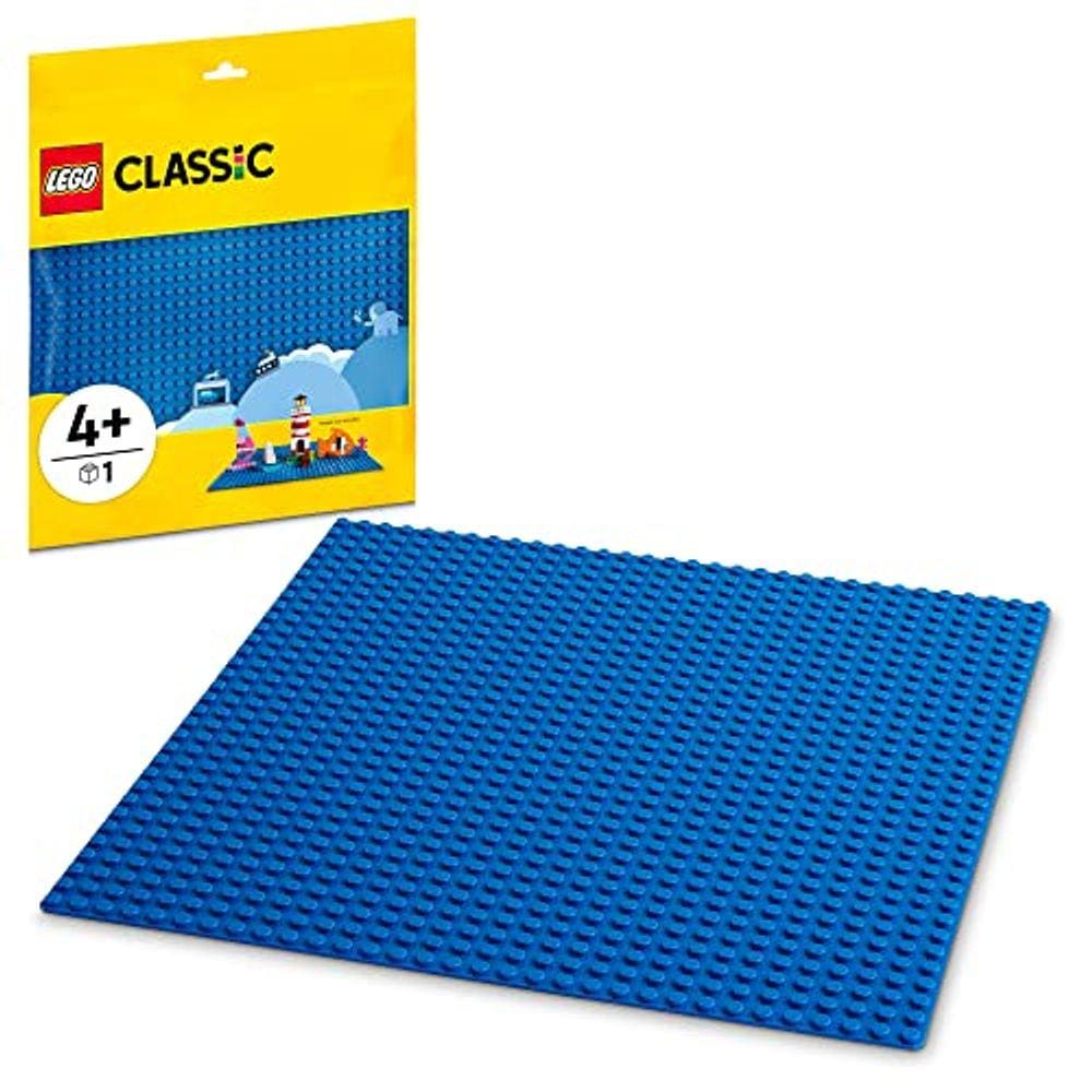 Baseplate LEGO Classic Azul - 32x32 para Construção Aberta e Imaginativa