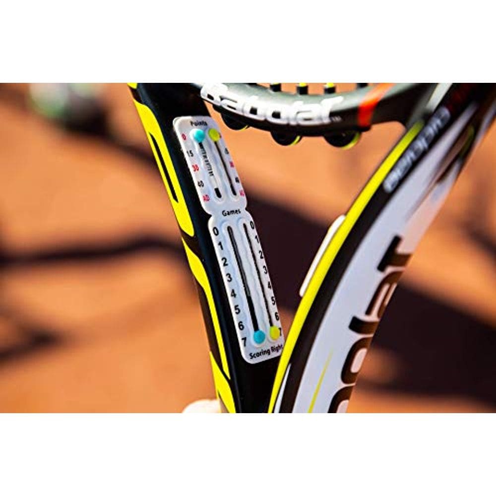 Raquete e Placar Portátil Scoring Right - Branco