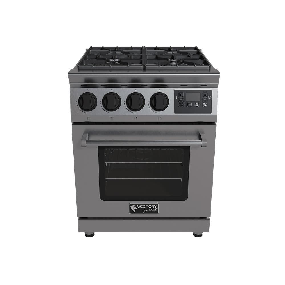 Fogão 4 Bocas Wictory Digital a Gás Inox 430 220V WGFD -4