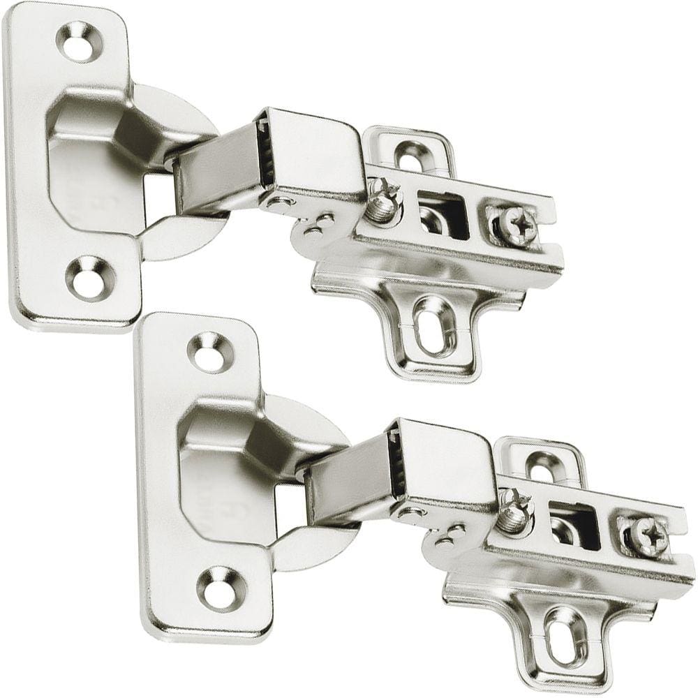 2pç Dobradiça Caneco Pressão Curva Porta Armário Móveis 35mm