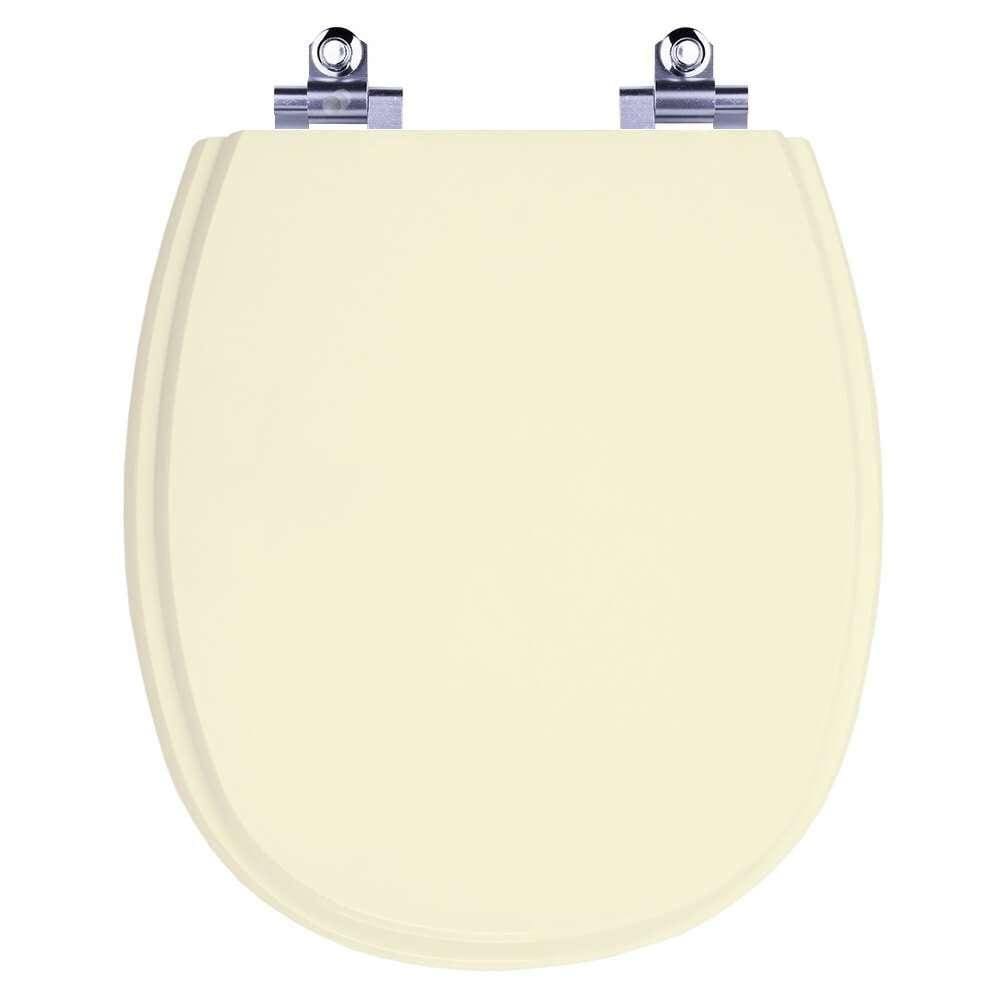 Tampa de Vaso Sanitário com Amortecedor Ascot Bone (Bege) para bacia Ideal Standard