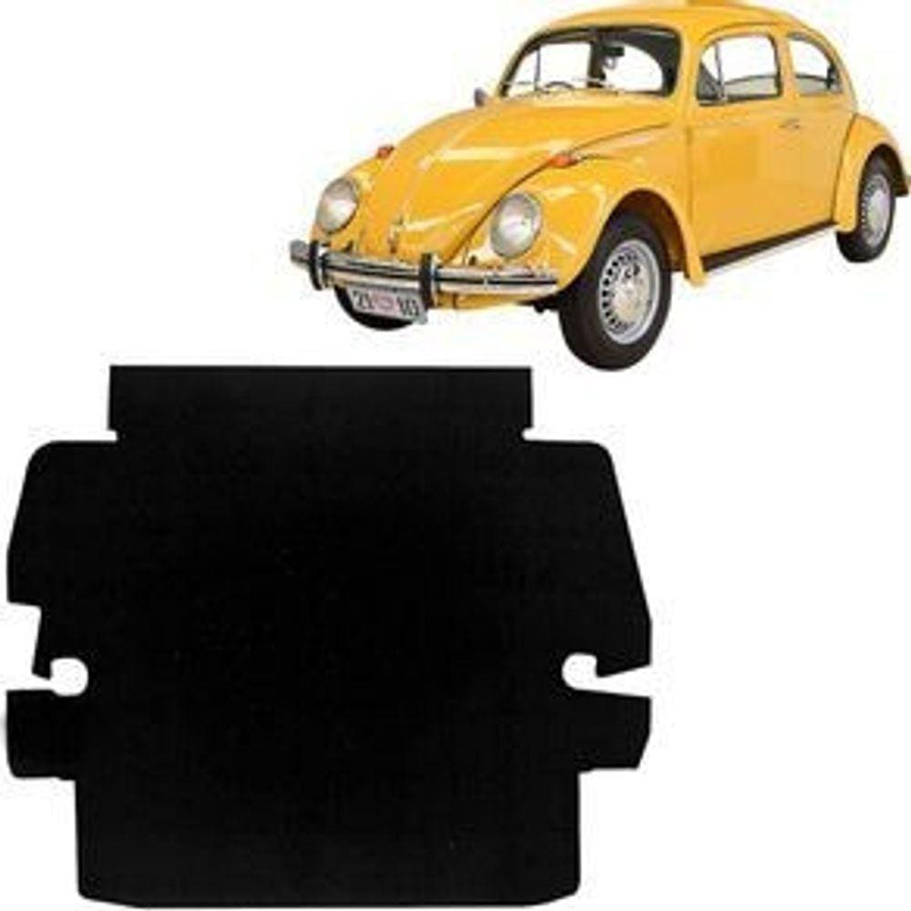 Revestimento Papelão Pintado Preta Capô Malas Fusca Até 74