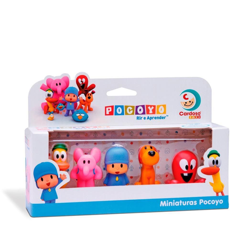 Boneco Pocoyo Pelucia 35cm Cabeça Vinil Fofinho C/ Cheirinho