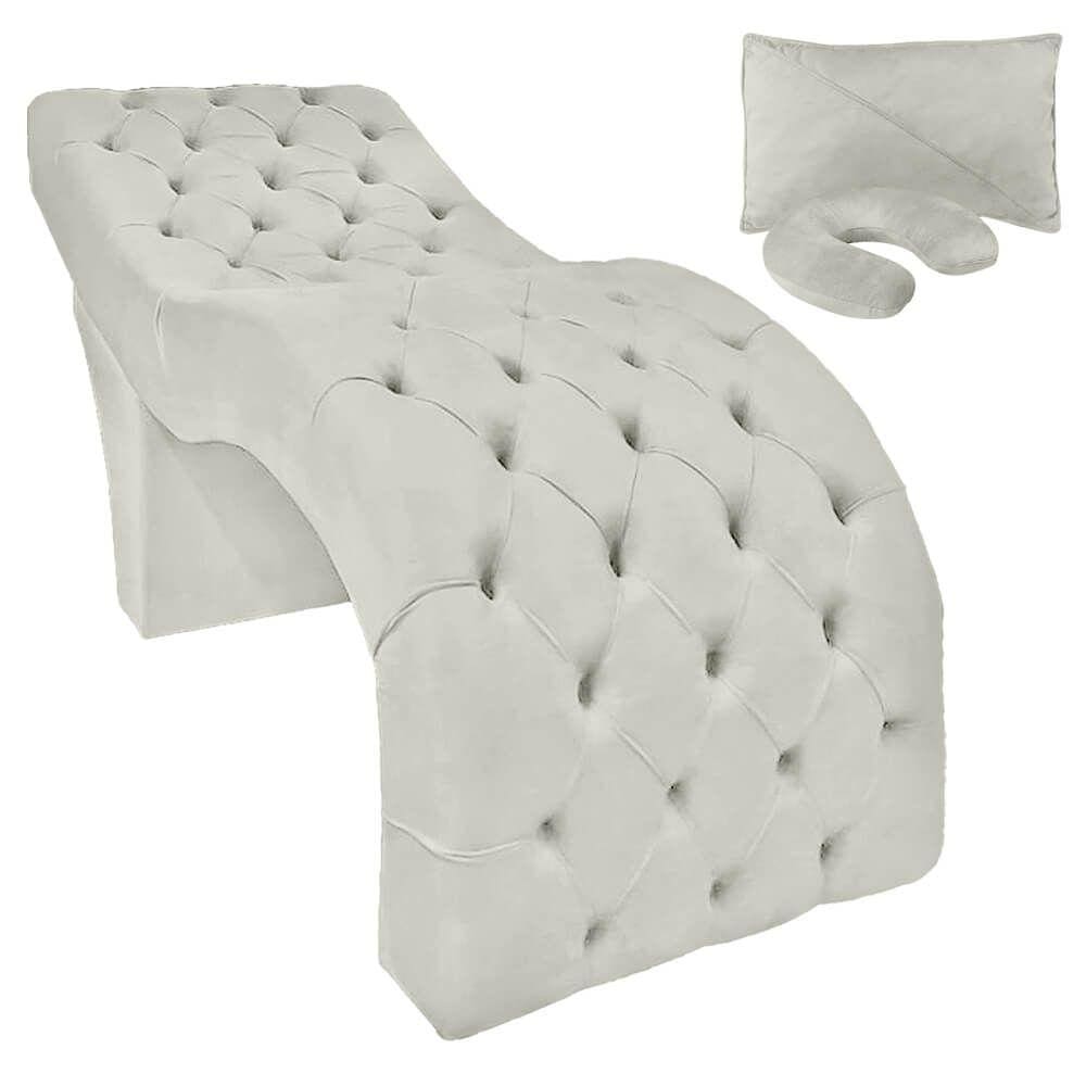 Maca para Extensão de Cílios e Design de Sobrancelhas Veludo Bege SOFA STORE