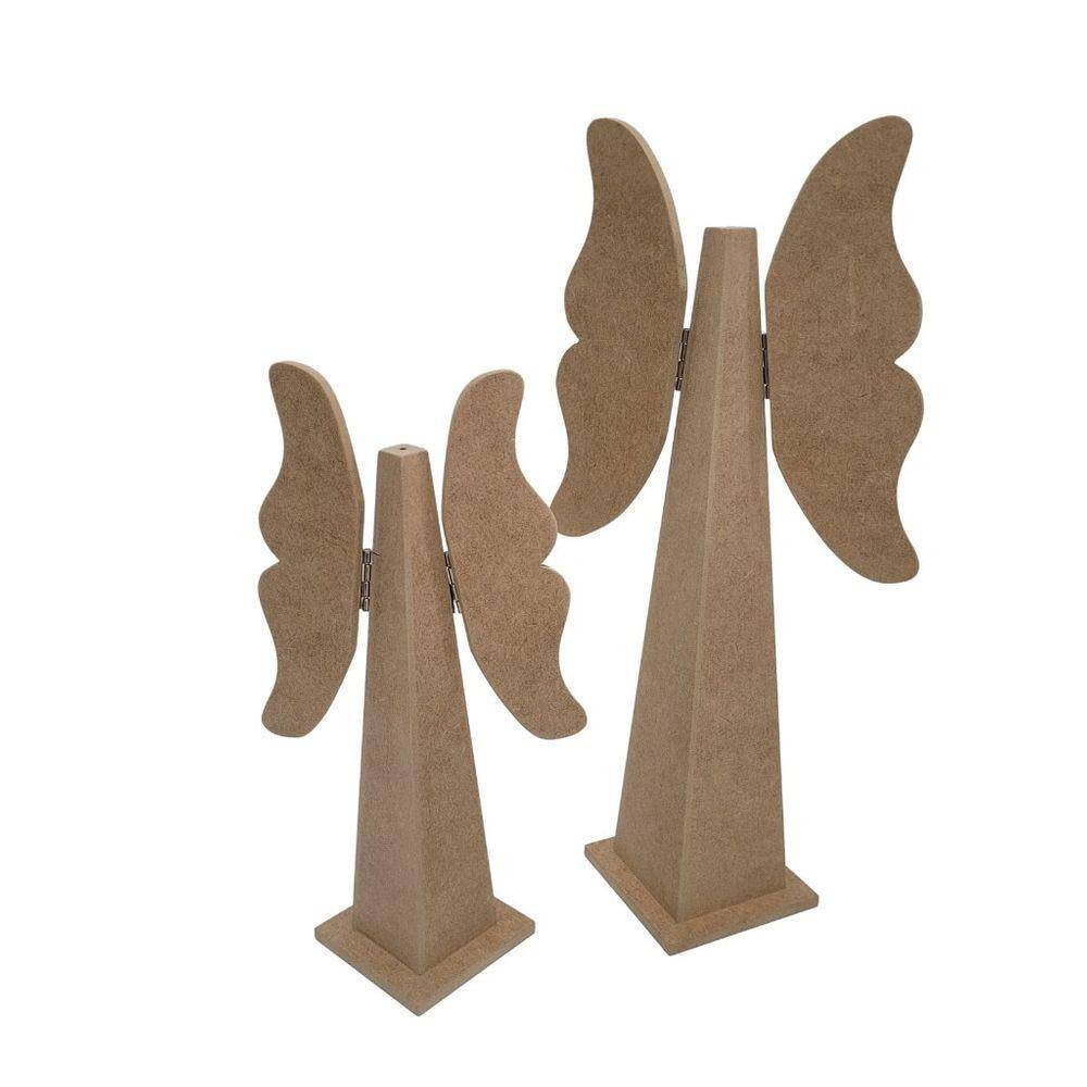 Anjo com dobradiça nas asas/ Enfeite de Mesa- Jeito Próprio Artesanato