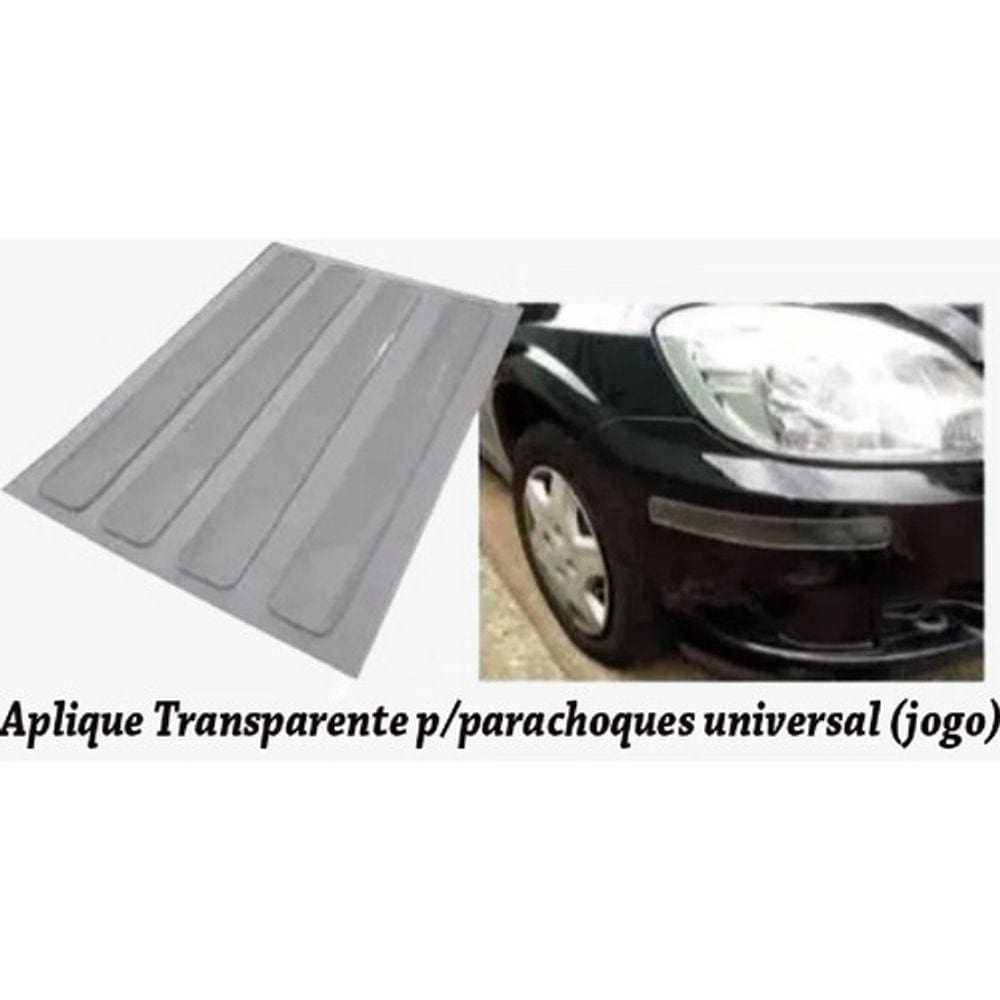 Aplique Protetor Transparente P/parachoques Universal (jogo)