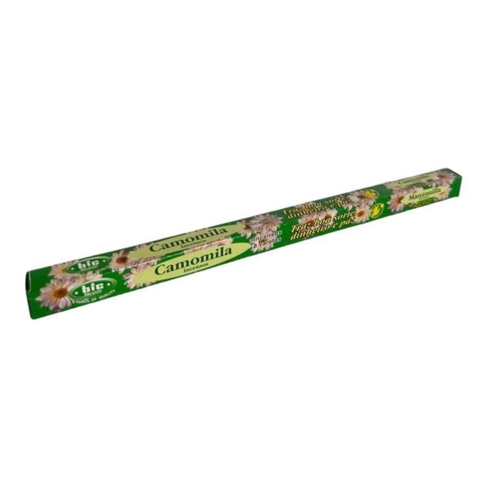 Incenso Indiano Bic Camomila Caixa Com 8 Varetas