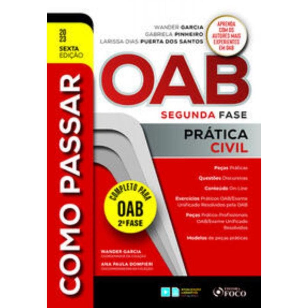 Como Passar na OAB 2ª Fase - Prática Civil - 06Ed/23