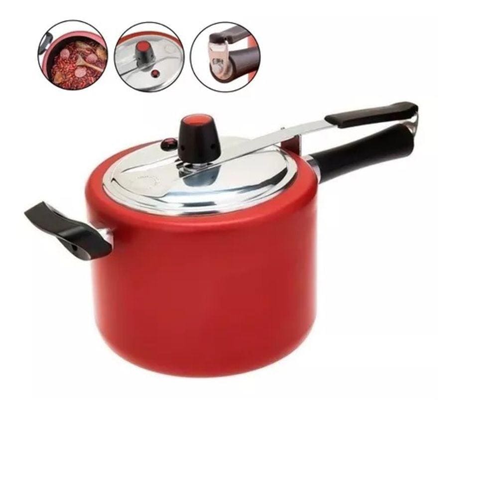 Panela Pressão 4,5L Vapt Cereja