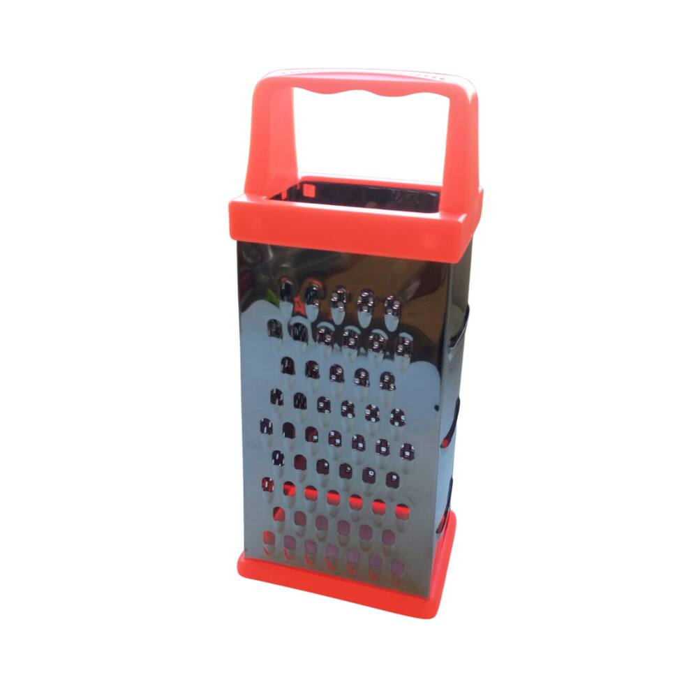 Ralador Multiuso Inox 4 Faces com Alça para Legumes Frutas e Queijos