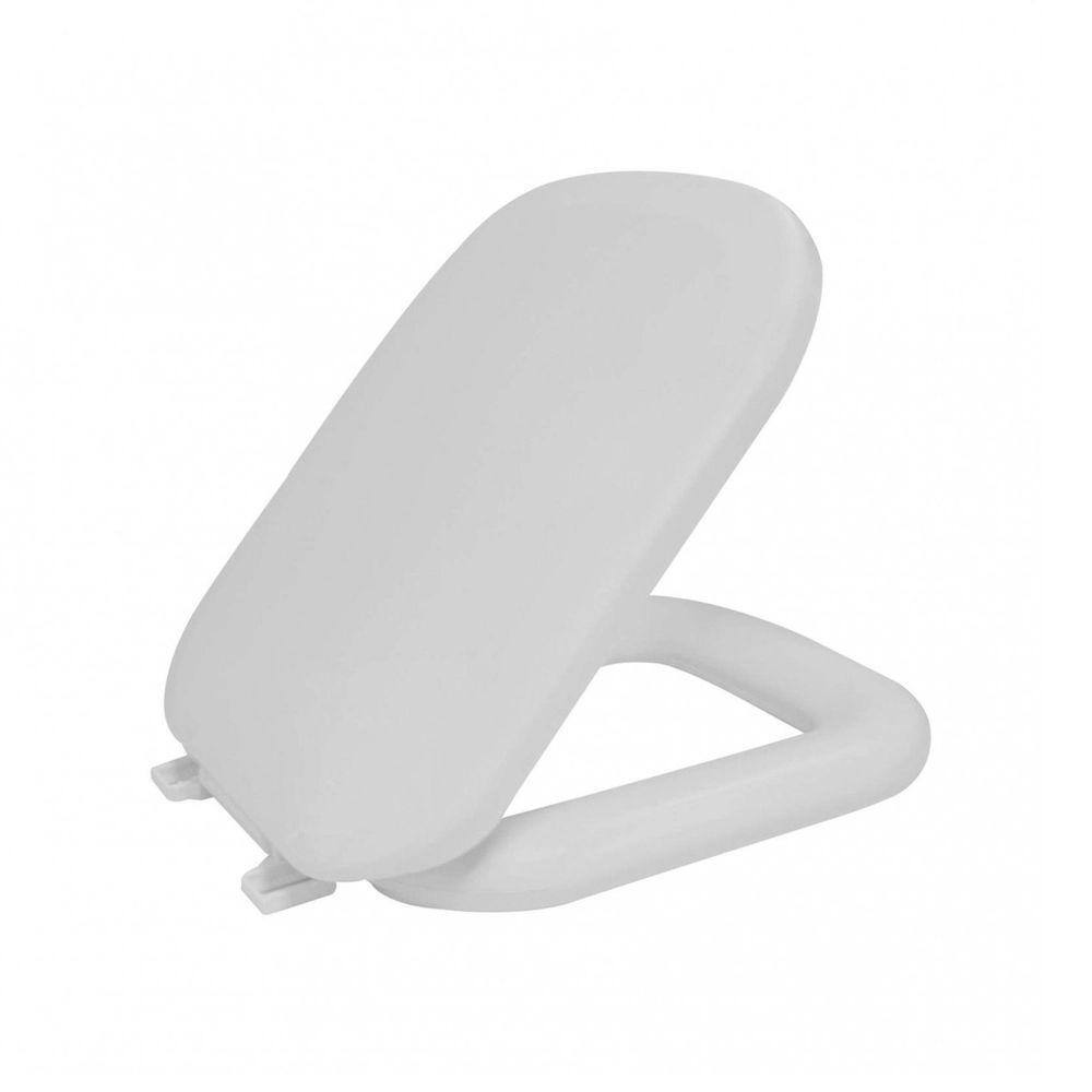 Assento Sanitário Lirio Branco Tampa para Vaso Fiori Almofadado