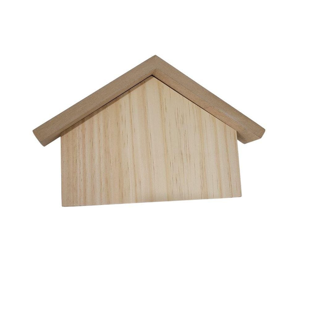 Casa Pinus c/telhado grosso de mdf - Jeito Próprio Artesanato