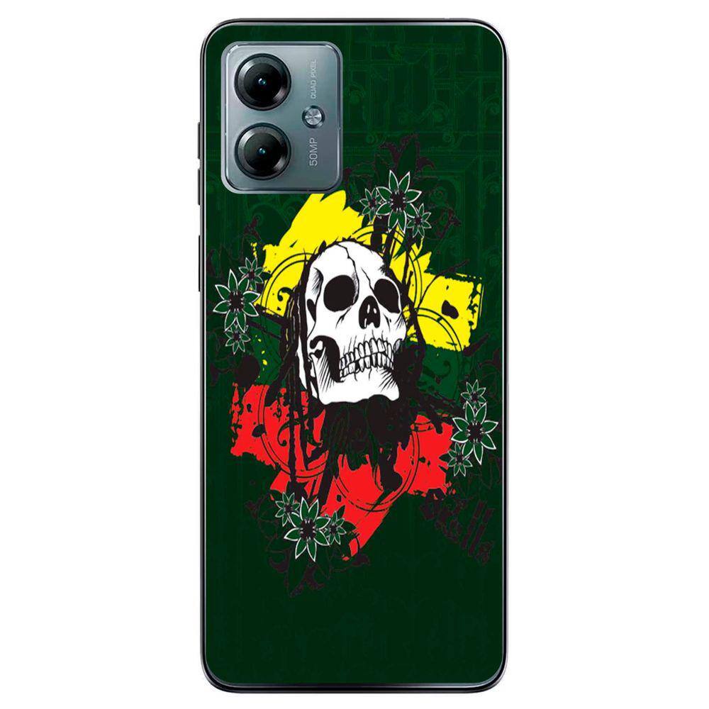 Capa Adesivo Skin024 Verso Para Motorola Moto G14