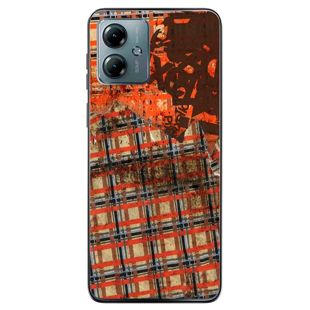 Capa Adesivo Skin194 Verso Para Motorola Moto G14