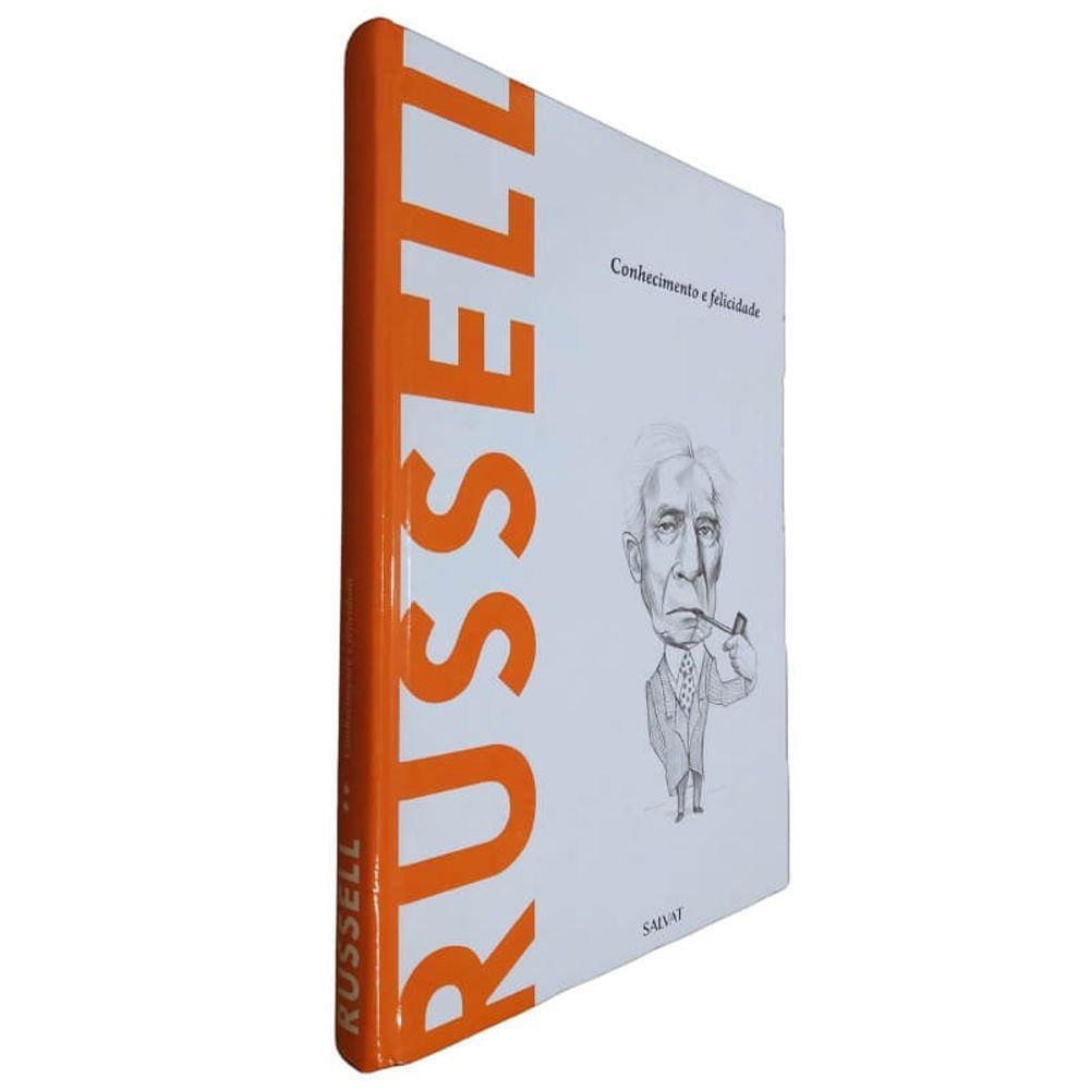 Livro Físico Coleção Descobrindo a Filosofia Volume 26 Russel Fernando Broncano Conhecimento e Felicidade