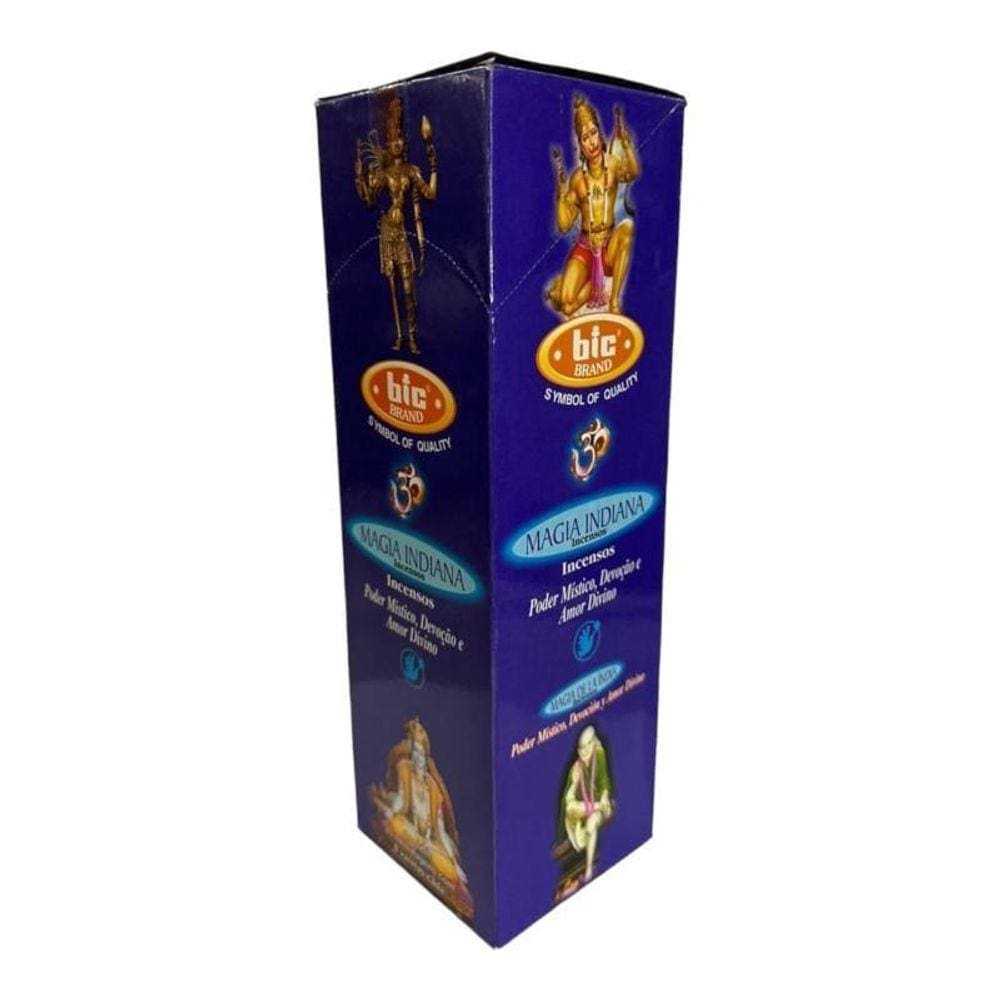 Incenso Indiano Bic Magia Indiana 25 Caixas Com 8 Varetas