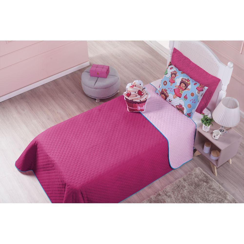 Cobre Leito Docinho Solteiro 4 Peças