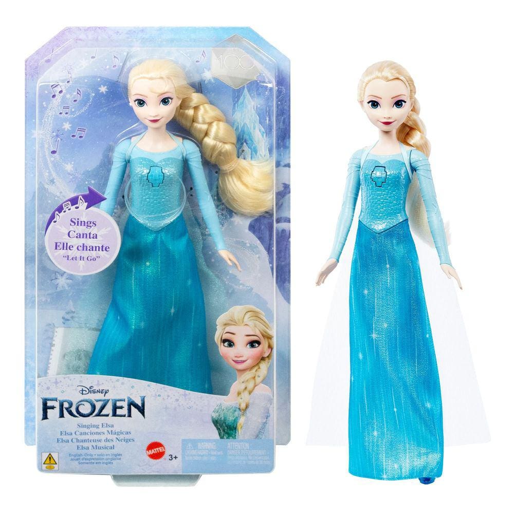 Boneca Frozen Elsa canta e brilha