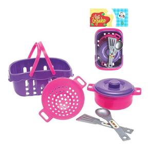 Kit Cozinha Infantil - Sweet Fantasy - Jogo de Panelinhas e