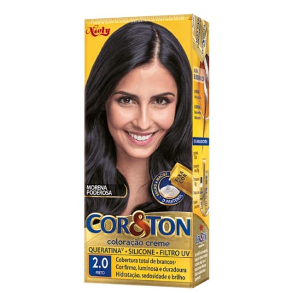 Kit Tintura Niely  Cor e Ton tom 2.0 preto