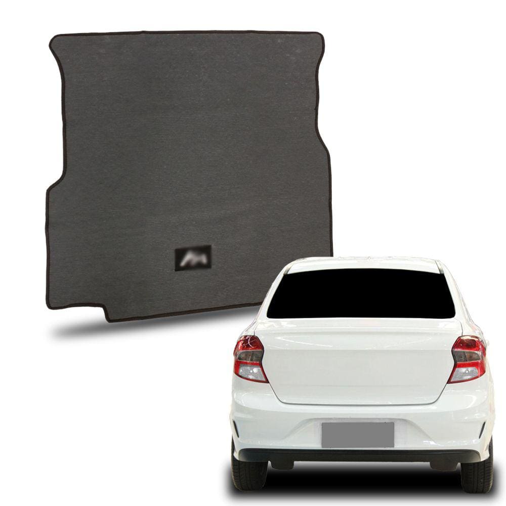 Tapete Porta Malas Ka Sedan 2015 2016 2017 2018 2019 2020 2021 Borracha Bordado Automotivo