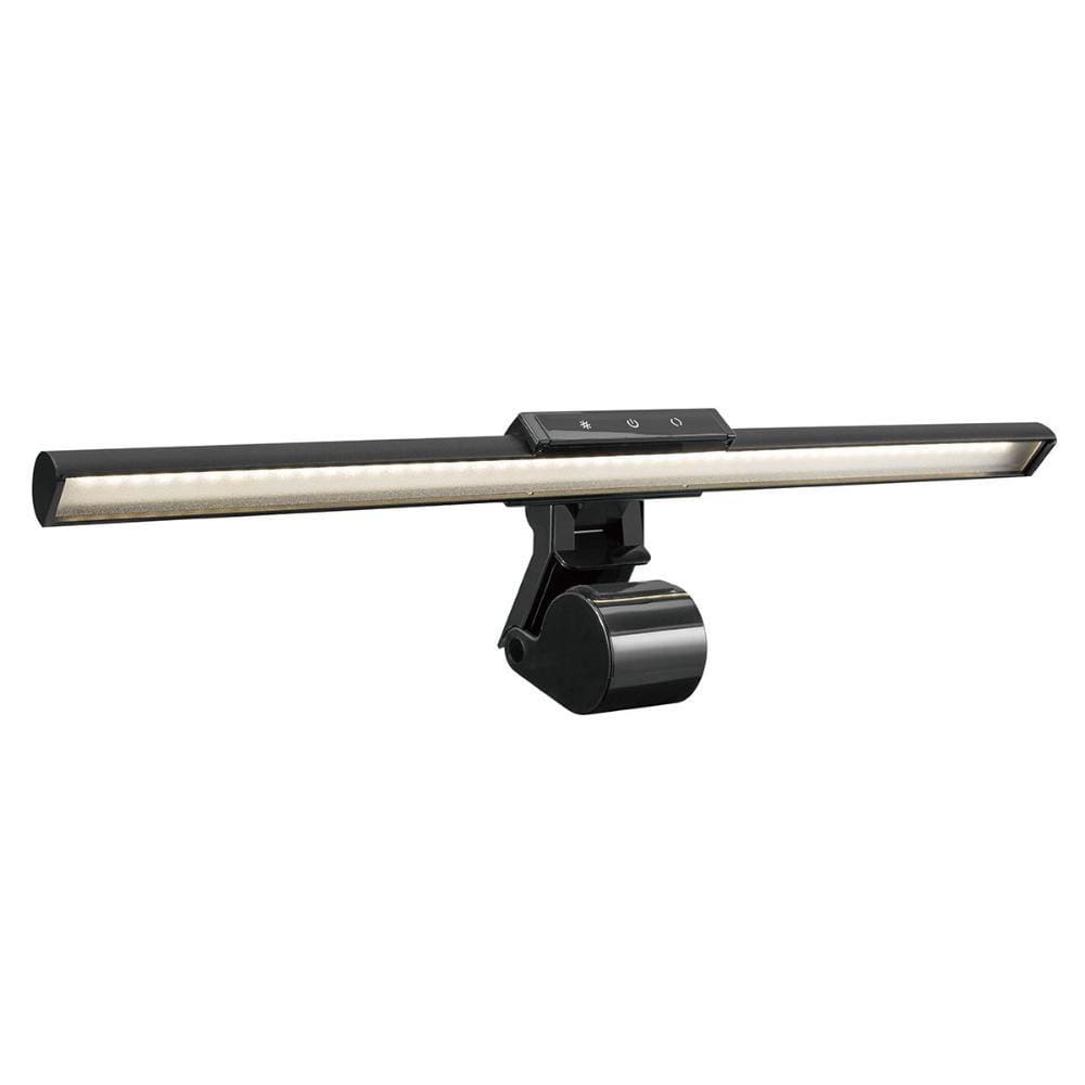 Luminária USB para Monitor PCYes Screen Bar, 5 Niveis de Brilho, 180° de Angulação, Preta, PLMLCB01