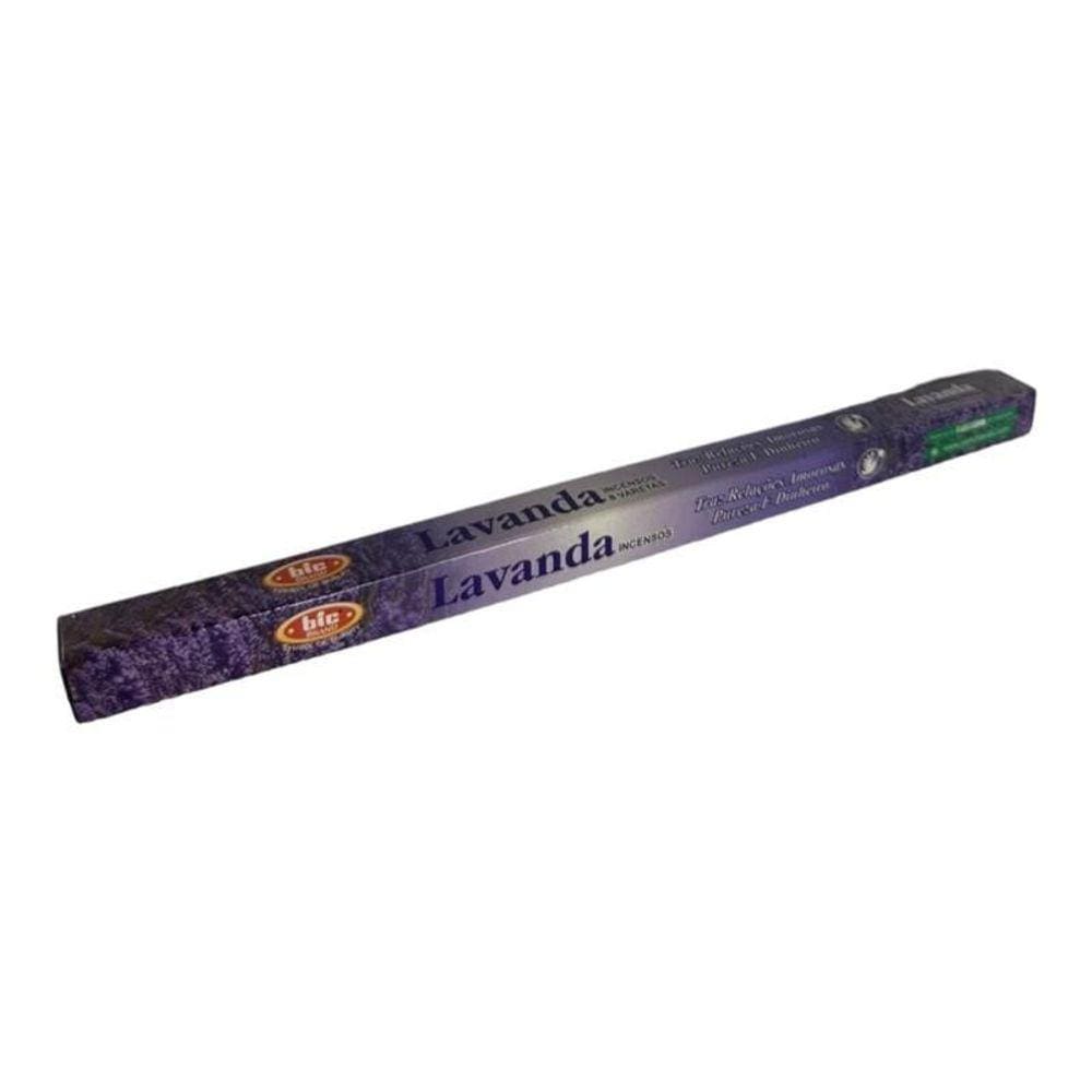 Incenso Indiano Bic Lavanda Caixa Com 8 Varetas