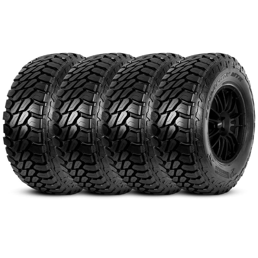 Kit 4 Pneu Pirelli 255/70r16 108q Scorpion-mtr Light Truck