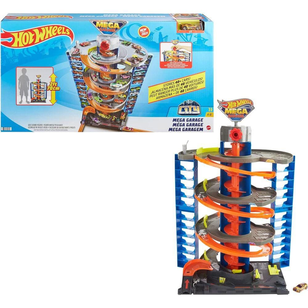 Gtt95 Hot Wheels City Mega Garagem