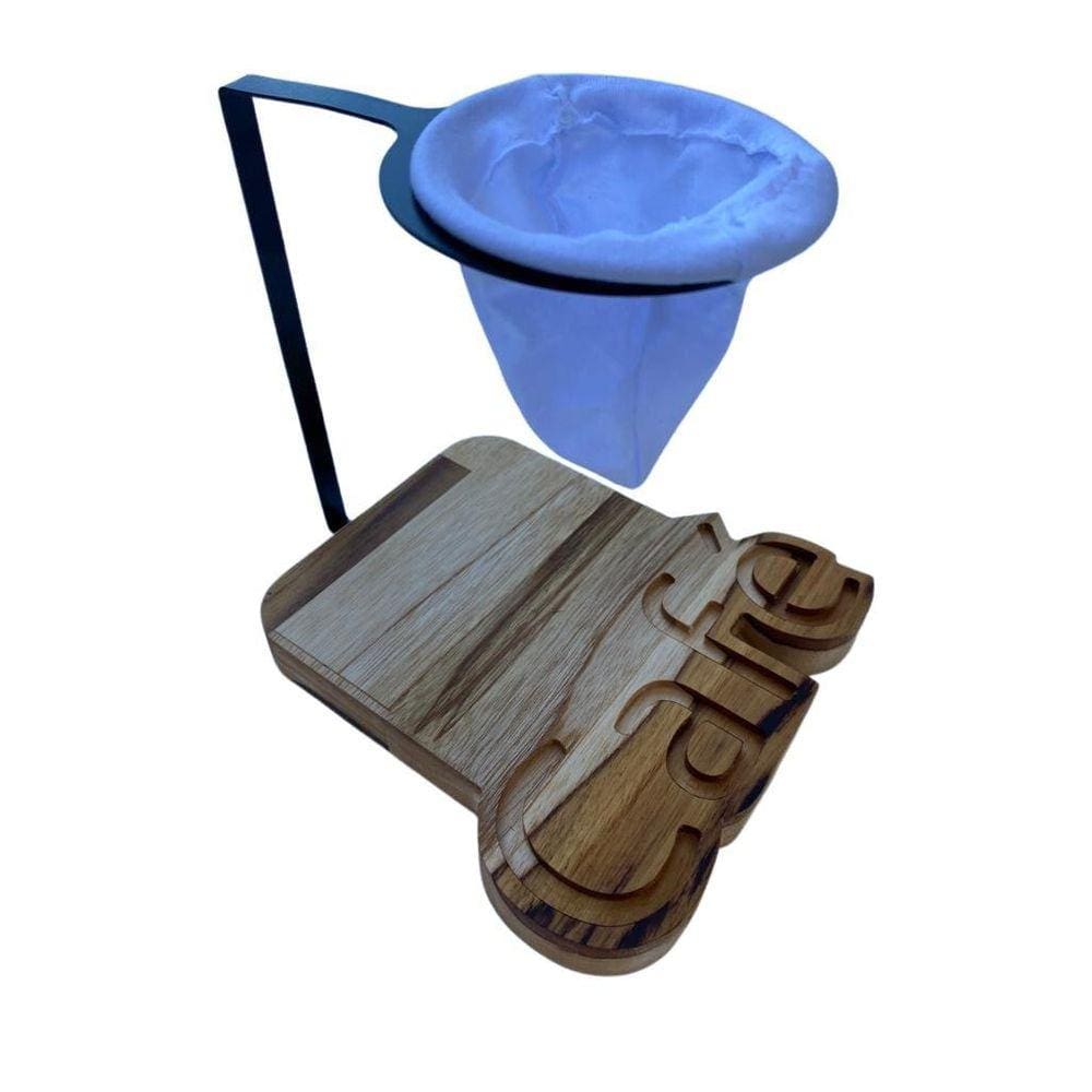 Coador De Café Portátil Multiusos Café Na Estrada Teca