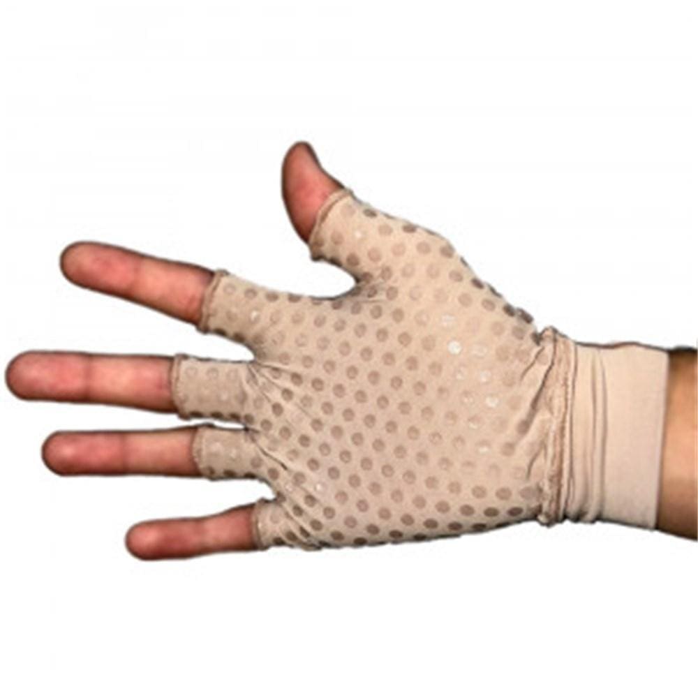 Luva Curta Com Antiderrapante E Protecao Uv Chocolate G New