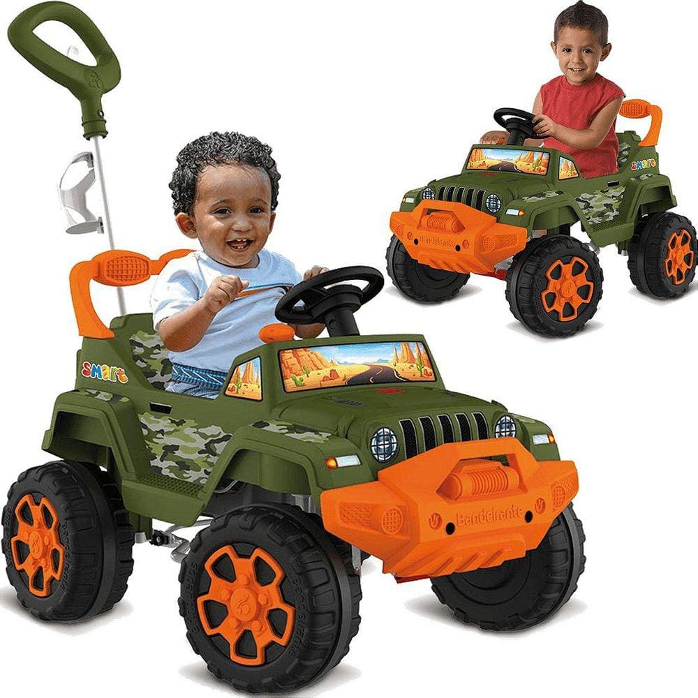 Carrinho de Passeio Pedal Bandeirante Smart Banjipe Camuflado